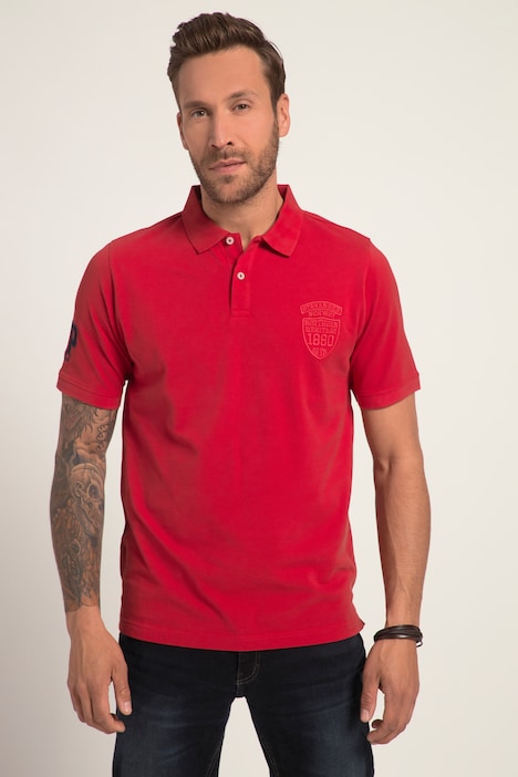 Poloshirt, Halbarm, Piqué, Ärmelbadge, bis 8 XL