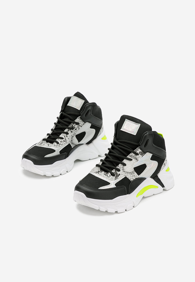 Baskets pour femme noirs Estera D2