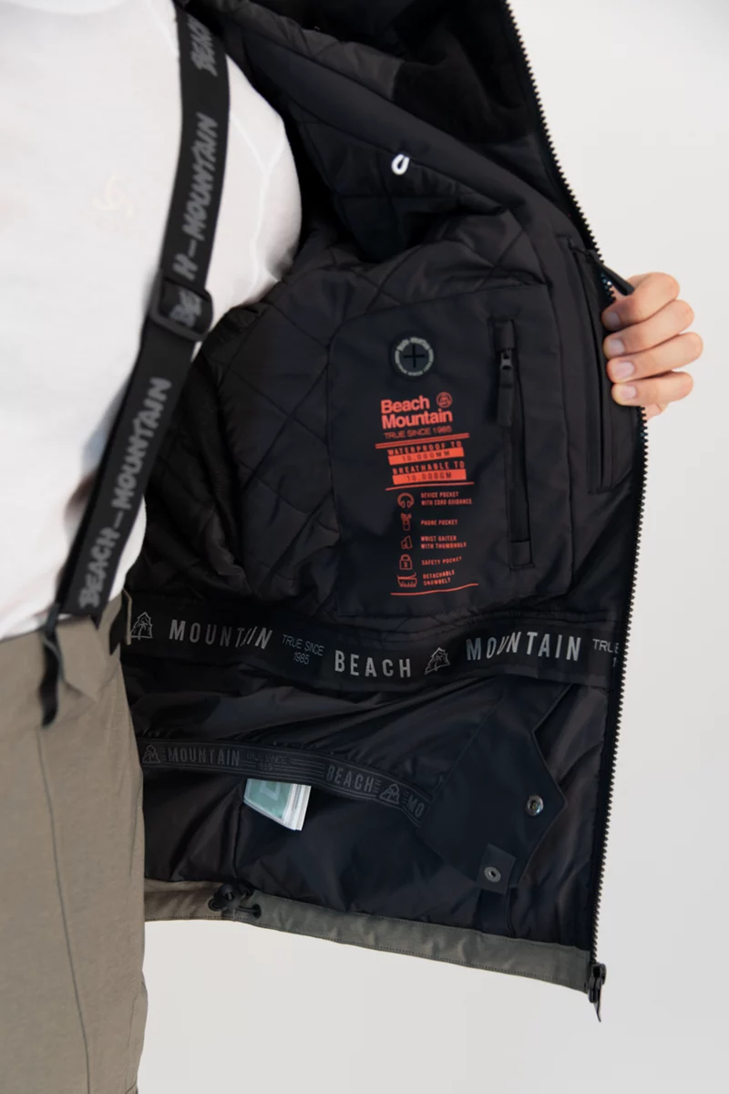 BEACH MOUNTAIN Herren Snowboardjacke