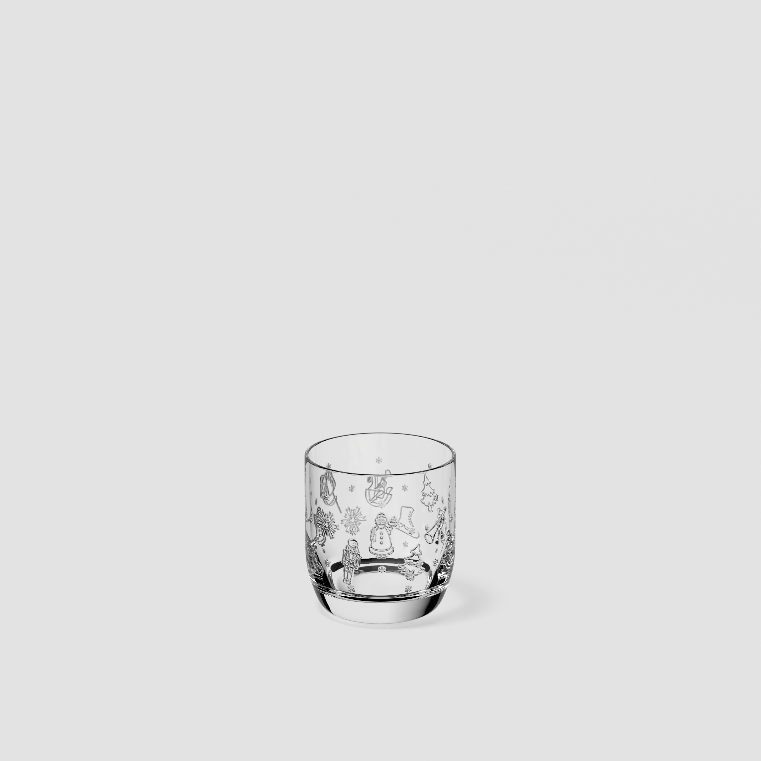 Toy's Delight Schnapps glass Clear, 1.4 oz, crystal glass