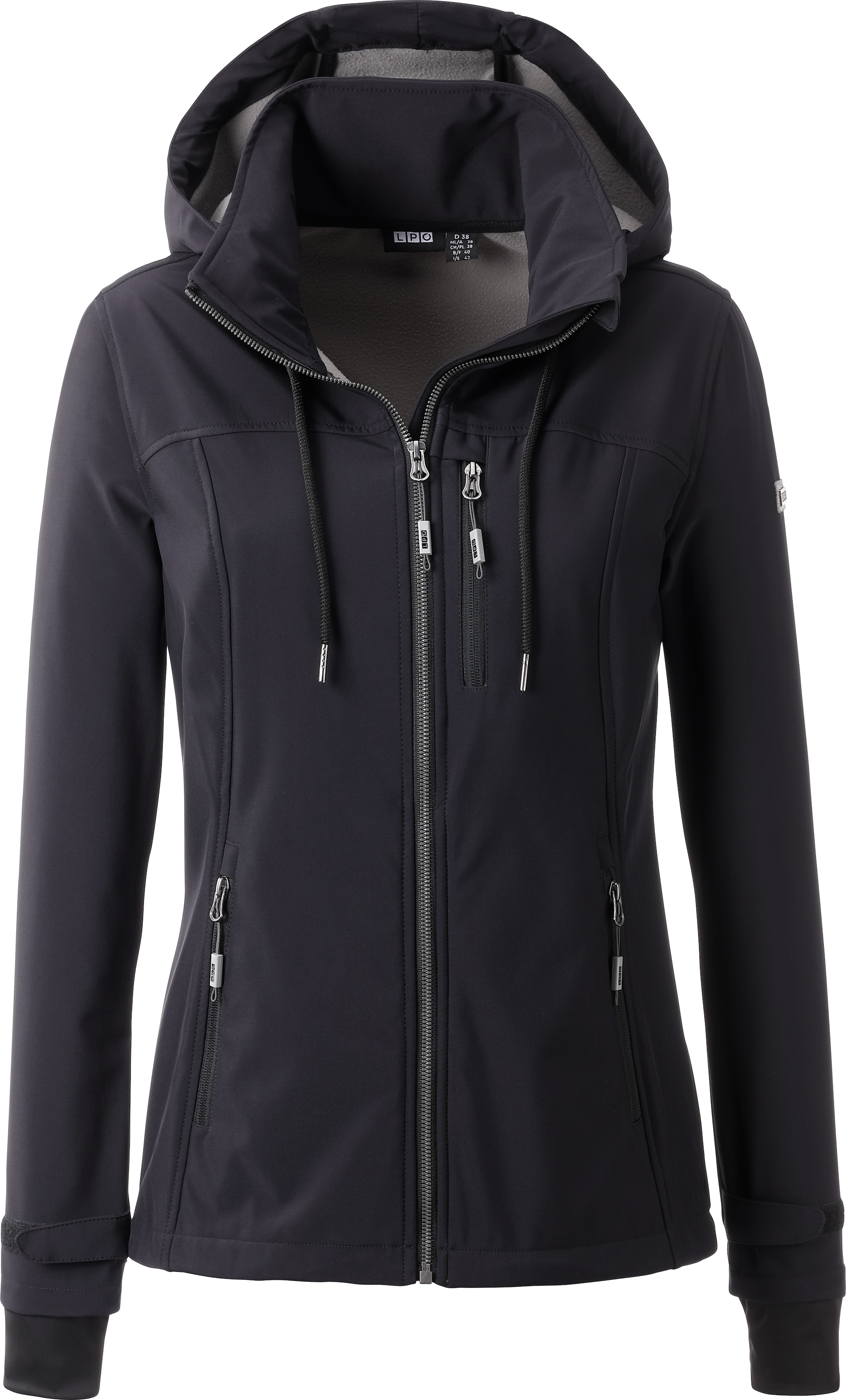 DEPROC Active Softshelljacke »DECORAH PEAK V WOMEN« mit abnehmbarer Kapuze