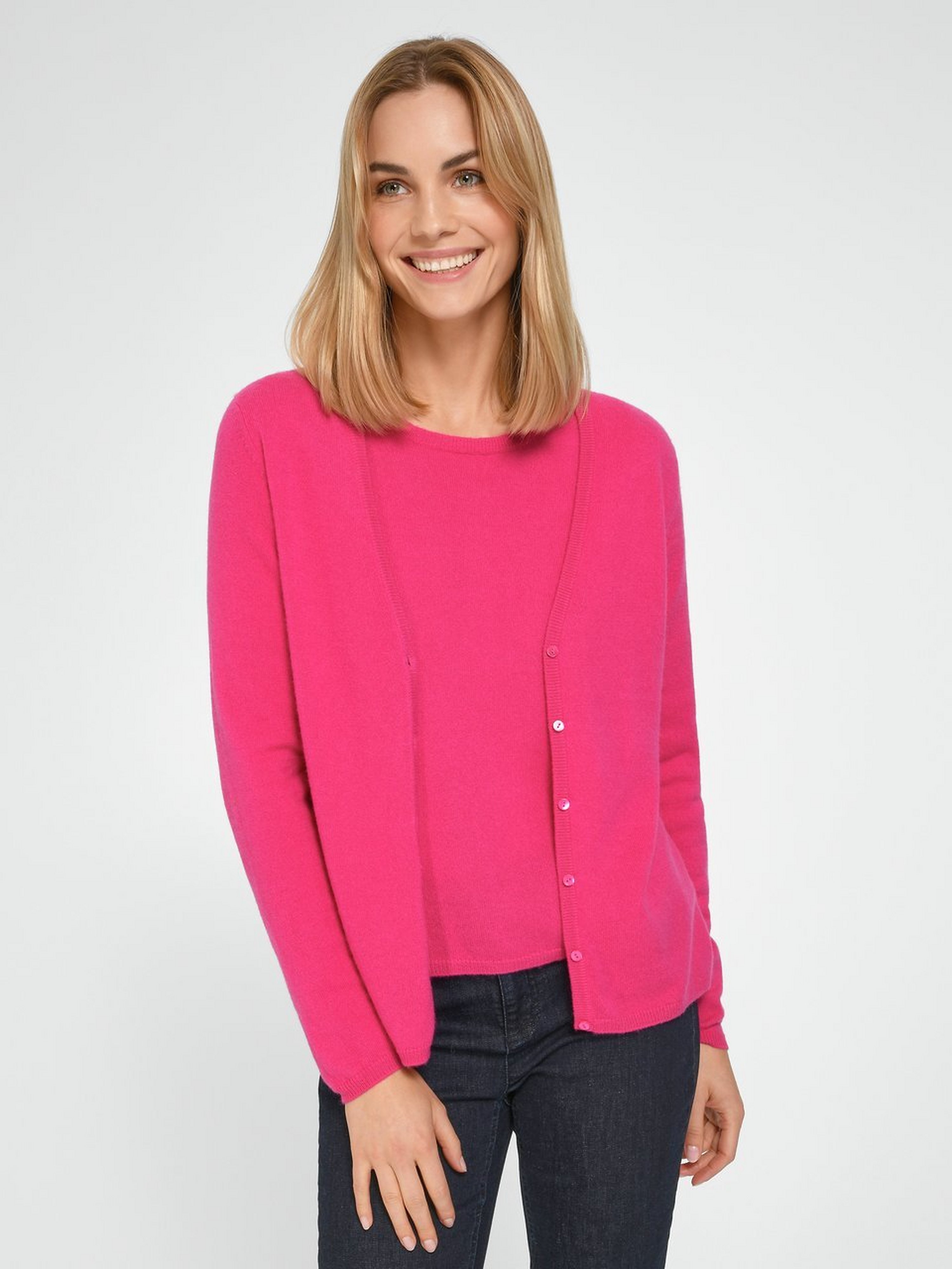 Strickjacke aus 100% Premium-Kaschmir Modell Cora