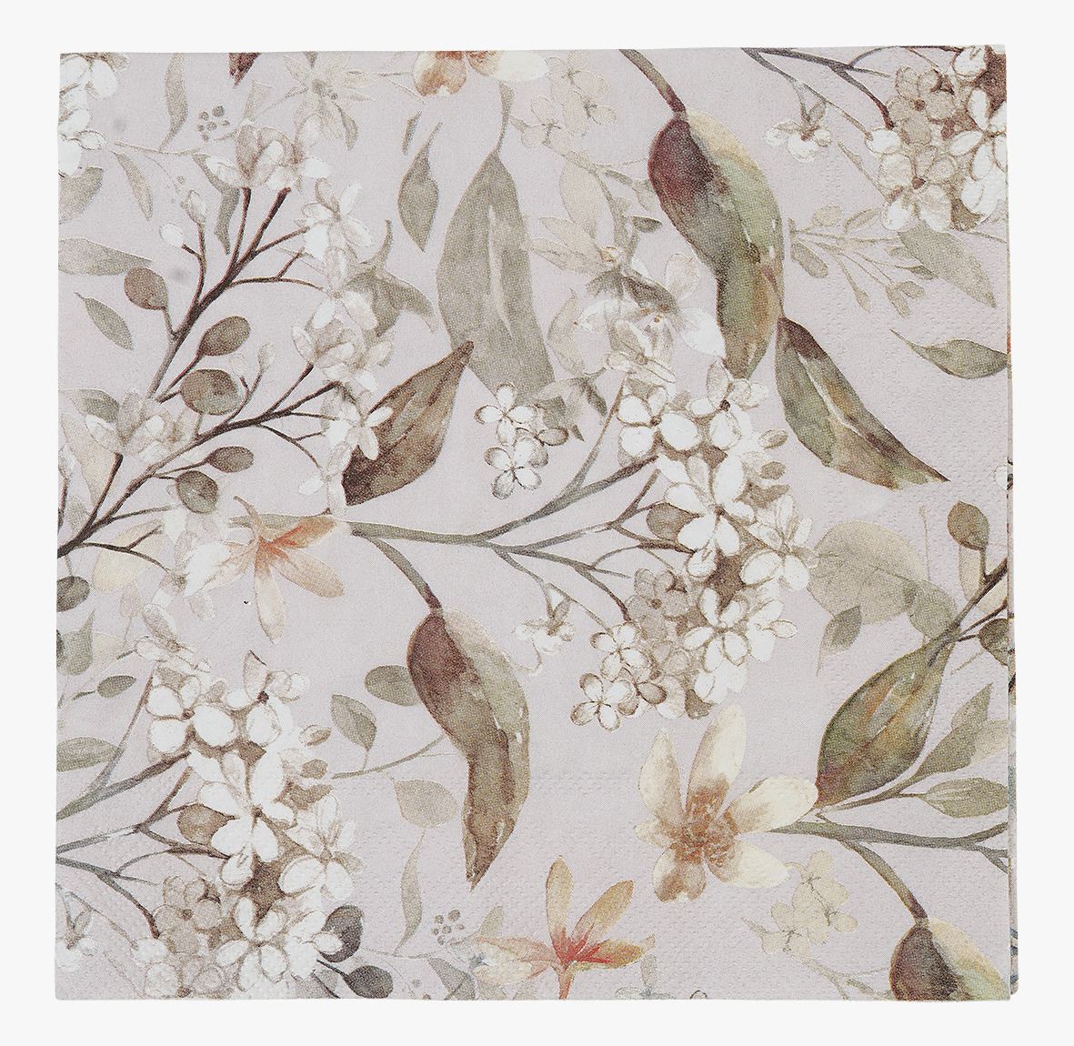 Middagsservietter multi beige - 40x40 cm