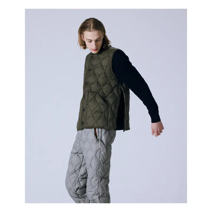 Taion Veste Sans Manches Matelassée Military Unisexe | Vert olive