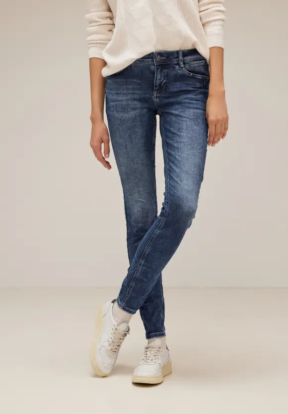 Slim Fit Jeans - brilliant indigo netwash