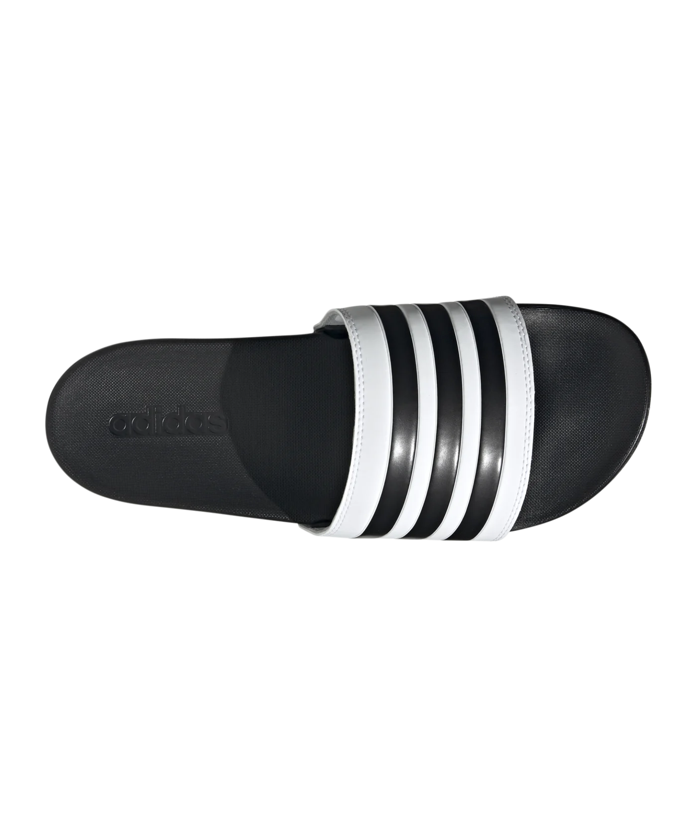 adidas Adilette Comfort Regular Weiss Schwarz