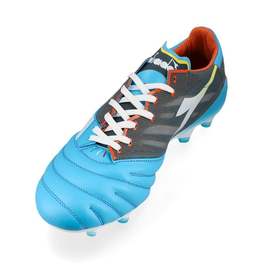 Diadora Brasil Elite Veloce GR ITA LPX FG - Bleu/Blanc/Orange