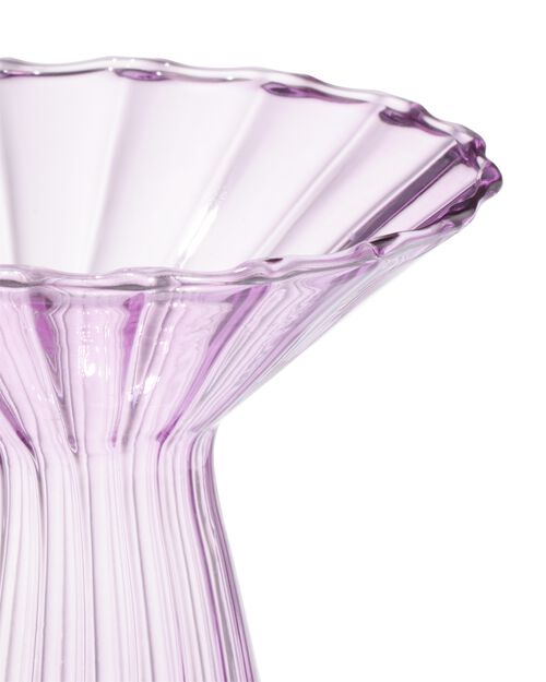 vase XS collier de verre lilas