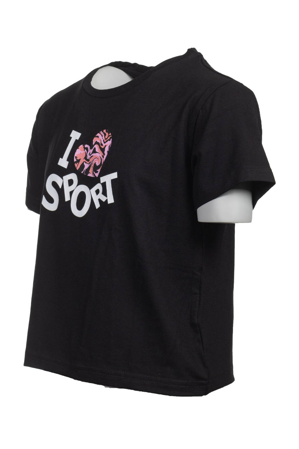 Papillon sportshirt zwart