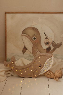Little Lights Lampe Hval, Cinnamon Brown