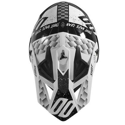 Casque cross Shot LITE - RUSH - BLACK GLOSSY 2021 - Noir