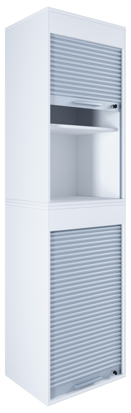Büroschrank AKTOS XL - weiß - abschließbar