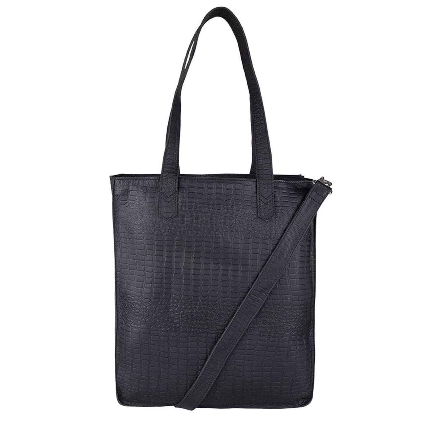 Cowboysbag Laptop Bag Buckley 13 inch croco black