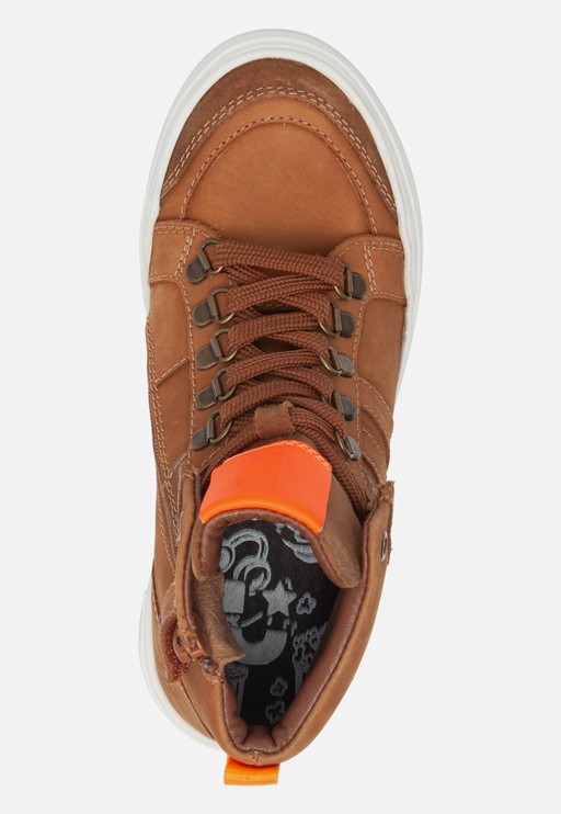Muyters Veterboots cognac Nubuck 72603