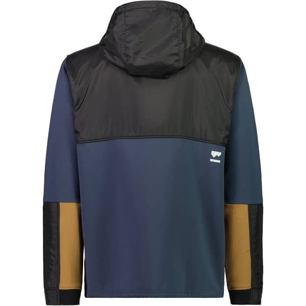 Veste polaire MONS ROYALE M DECADE MID HOODY BLOC MIDNIGHT/BLACK