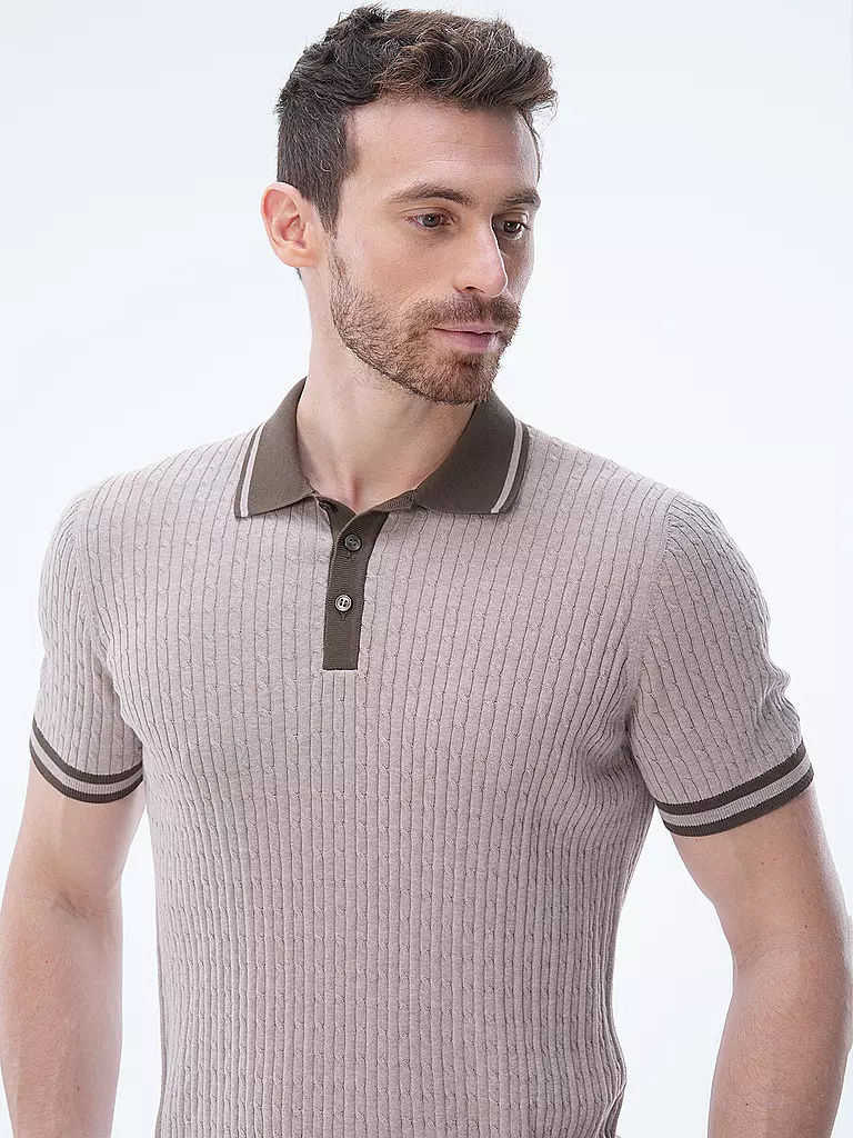GRAN SASSO Poloshirt beige