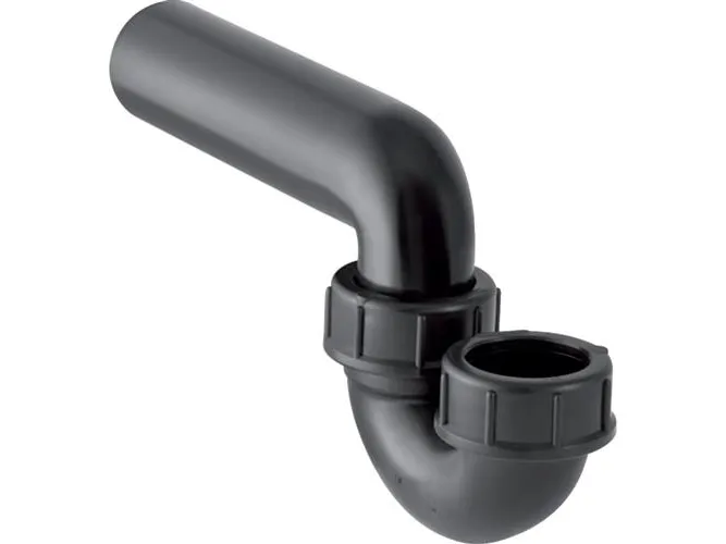 40 x 50 mm P-vandlås sort PEH Geberit