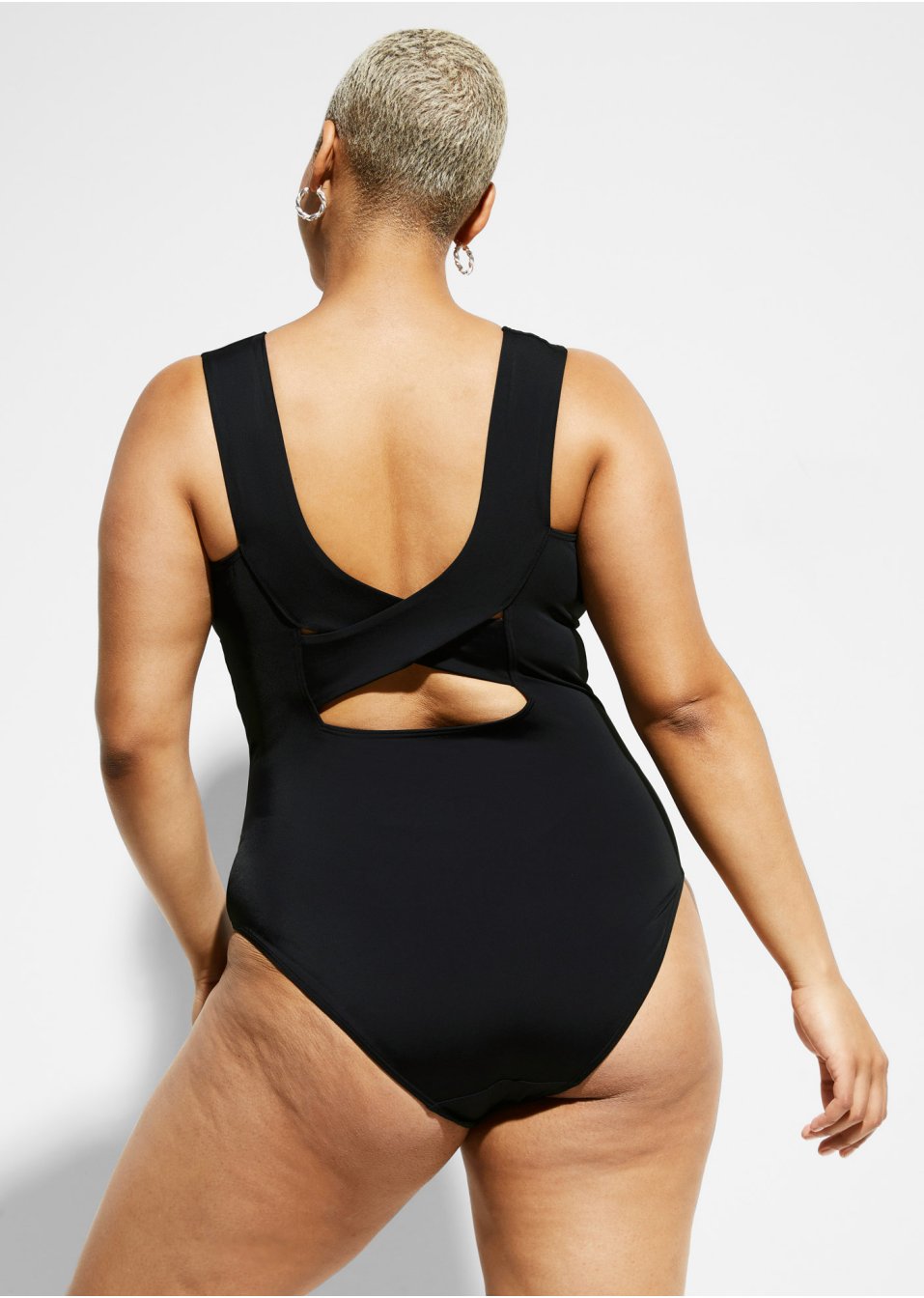 Maillot 1 pièce sculptant avec effet sculptant modéré, avec polyamide recyclé