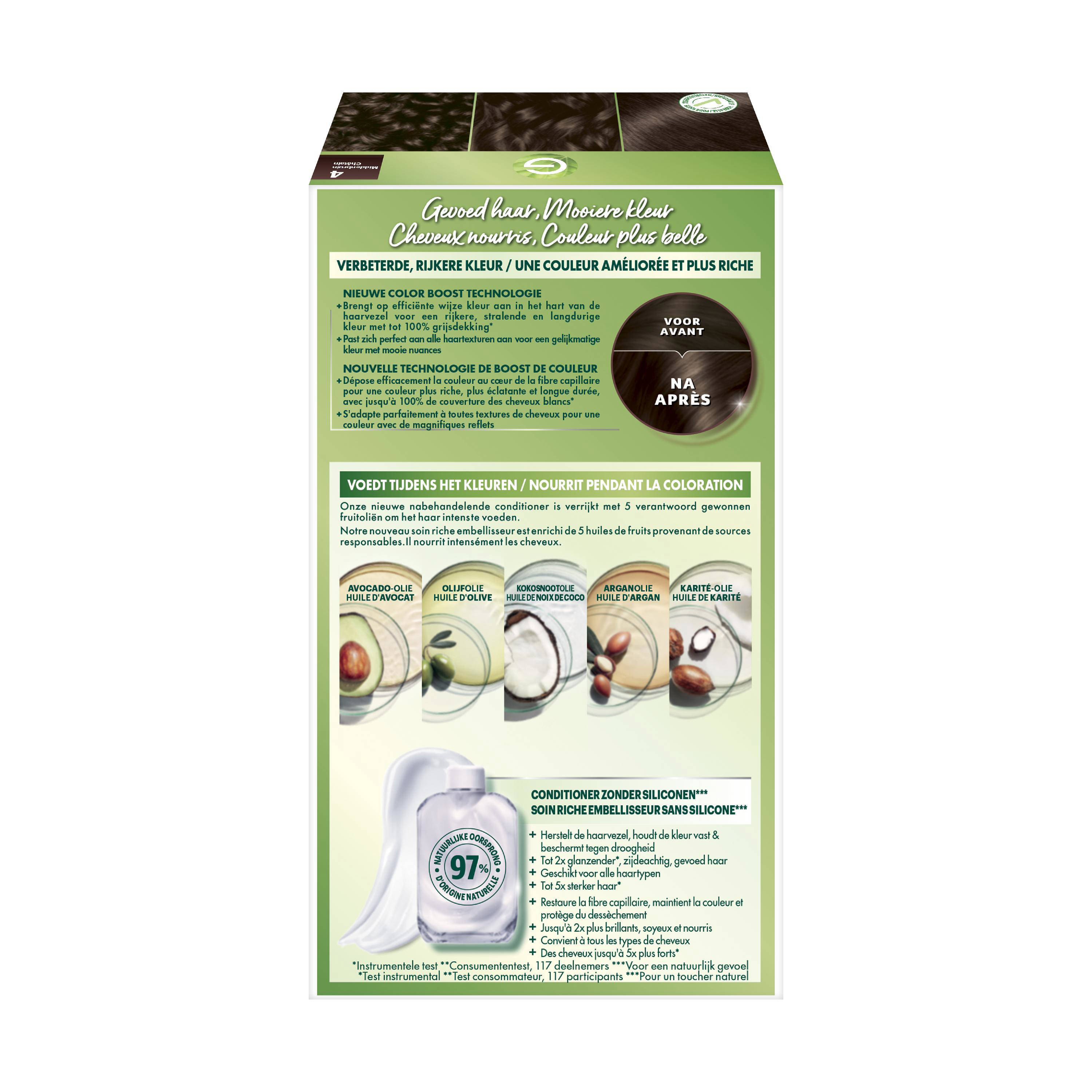 Garnier Ultra Crème haarkleuring - 4 Middenbruin