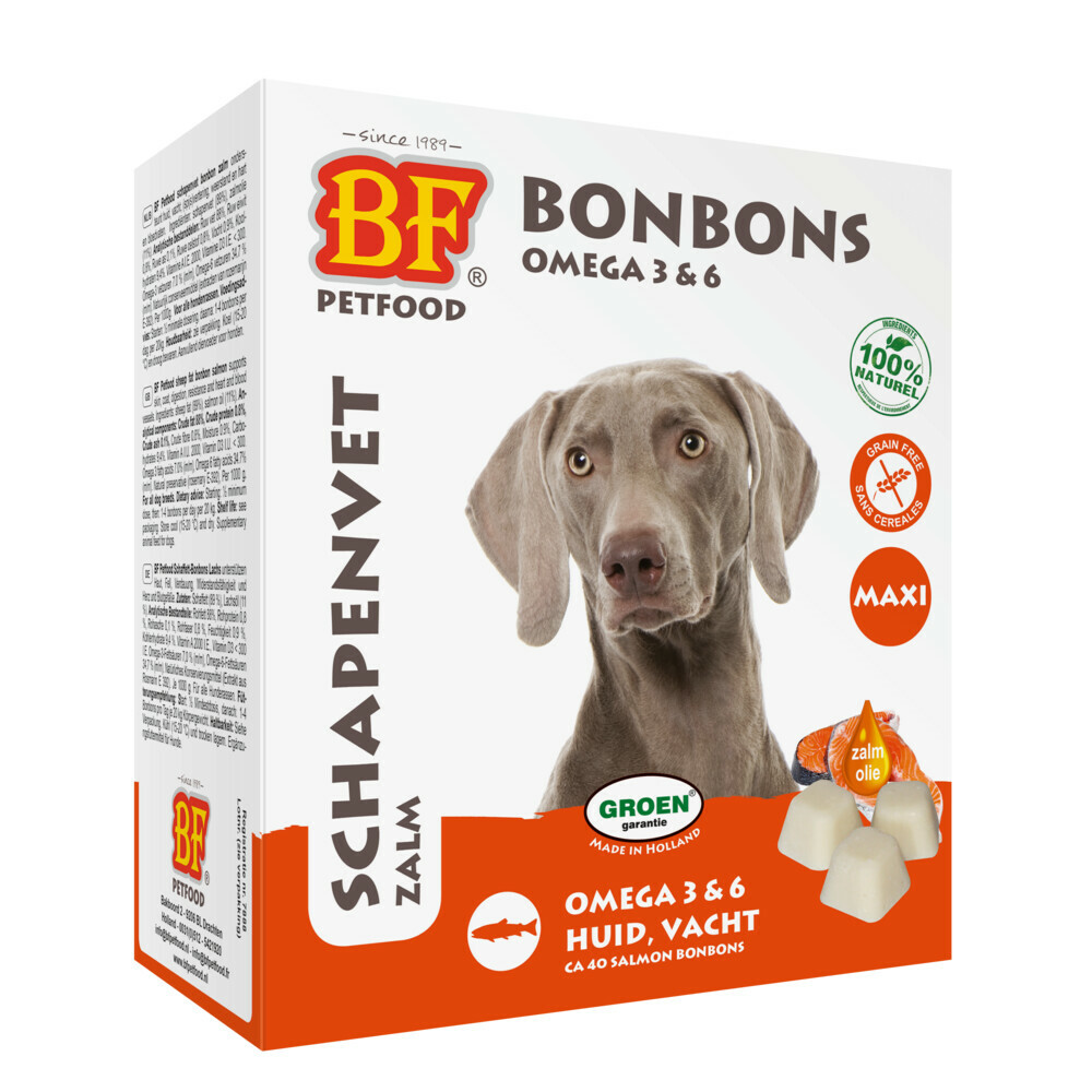 BF Petfood Schapenvet Bonbons Zalm40 stuks