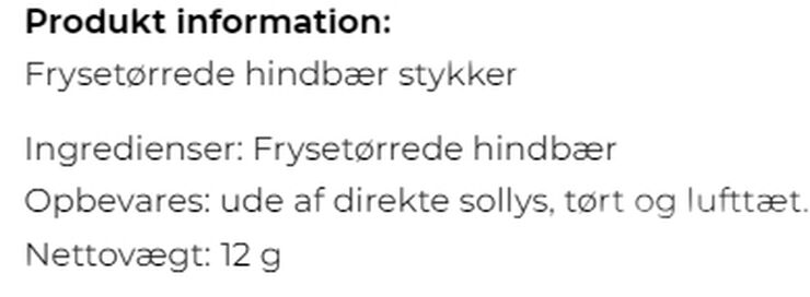 Mill & Mortar Hindbærcrumble Transparent & rød
