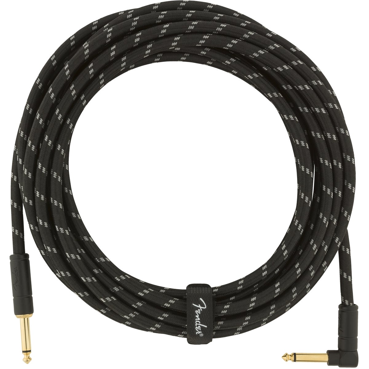 Fender Deluxe Cables instrumentkabel 5.5m zwart recht+haaks
