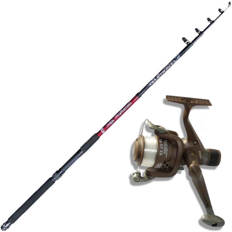 Ensemble Lancer Autain Canne Teletravel Spin