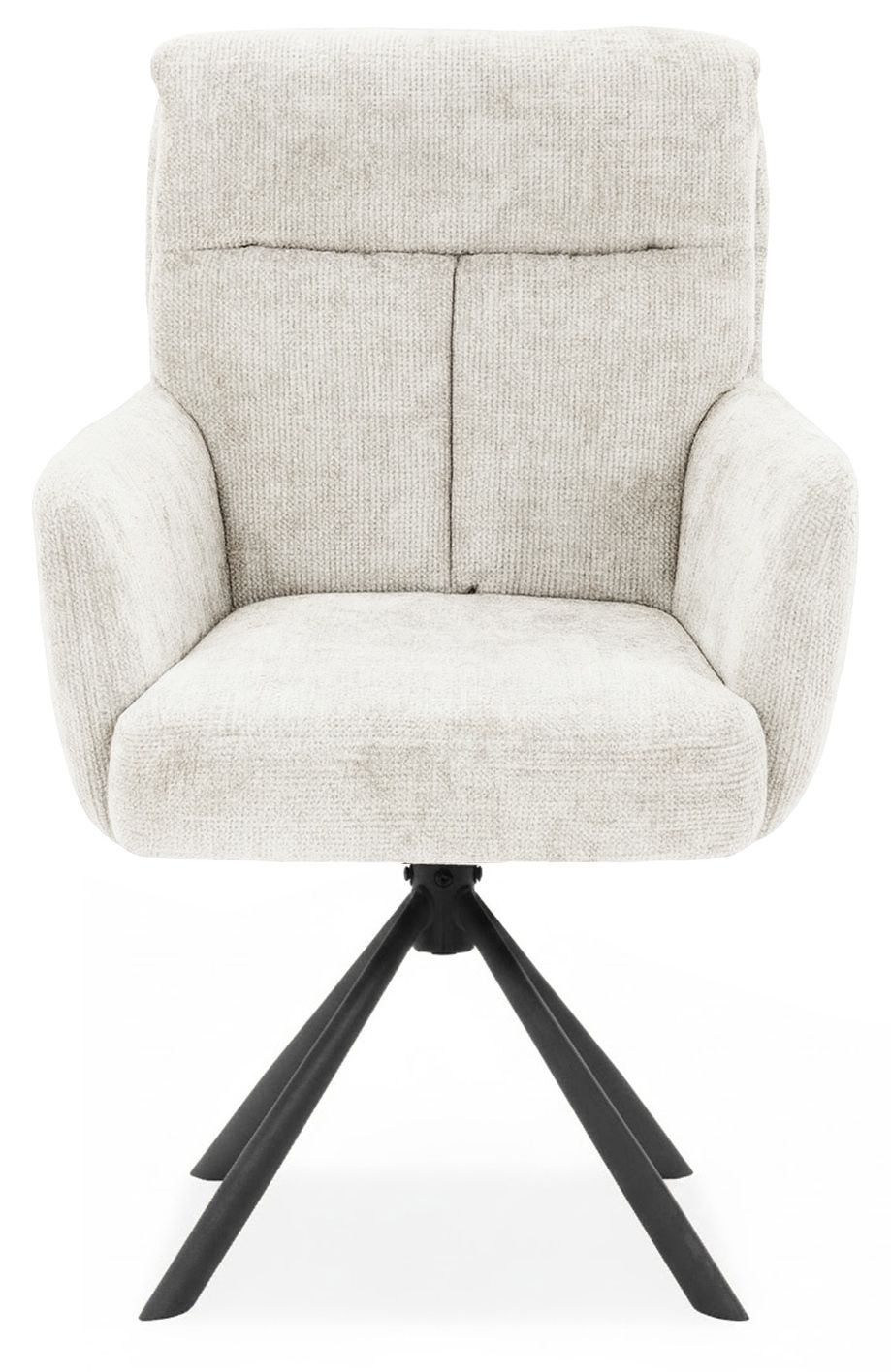 Eetkamerstoel Cremona 02 - Zwart Sylvia B61 x D66 x H73 cm