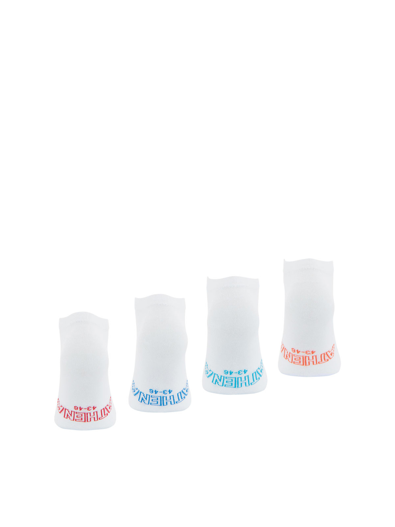 Lot de 4 paires de socquettes low cut