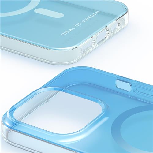 iPhone 15 Pro Max MagSafe Hardcase Hülle Clear Case Designer (IDCLCMS-I2367P-501) - Light Blue (Blau)
