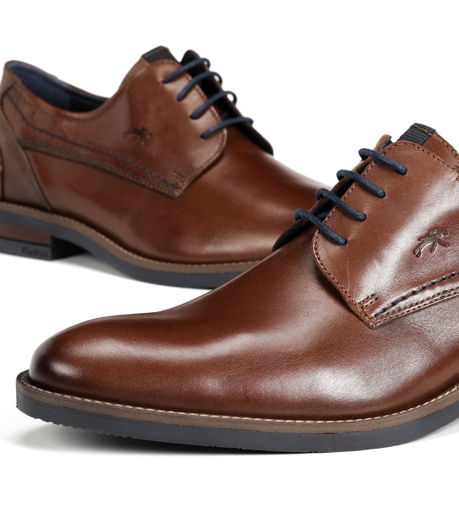 Mocassins Fluchos Theo em couro marrom