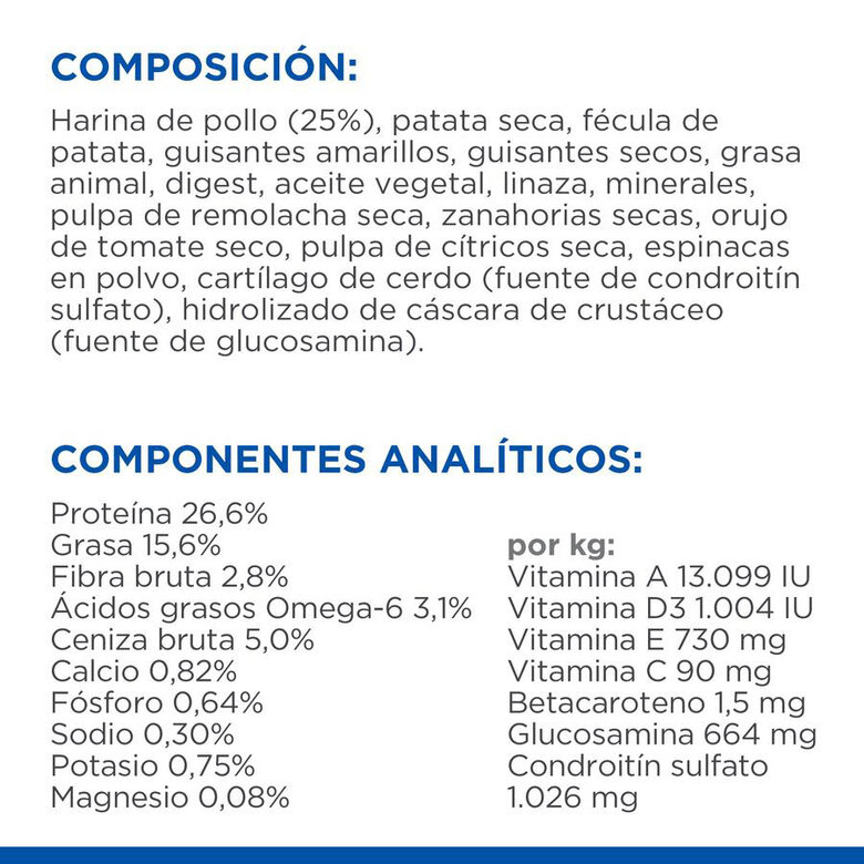 Ração Hill's Science Plan para cães adultos de porte grande com sabor de frango