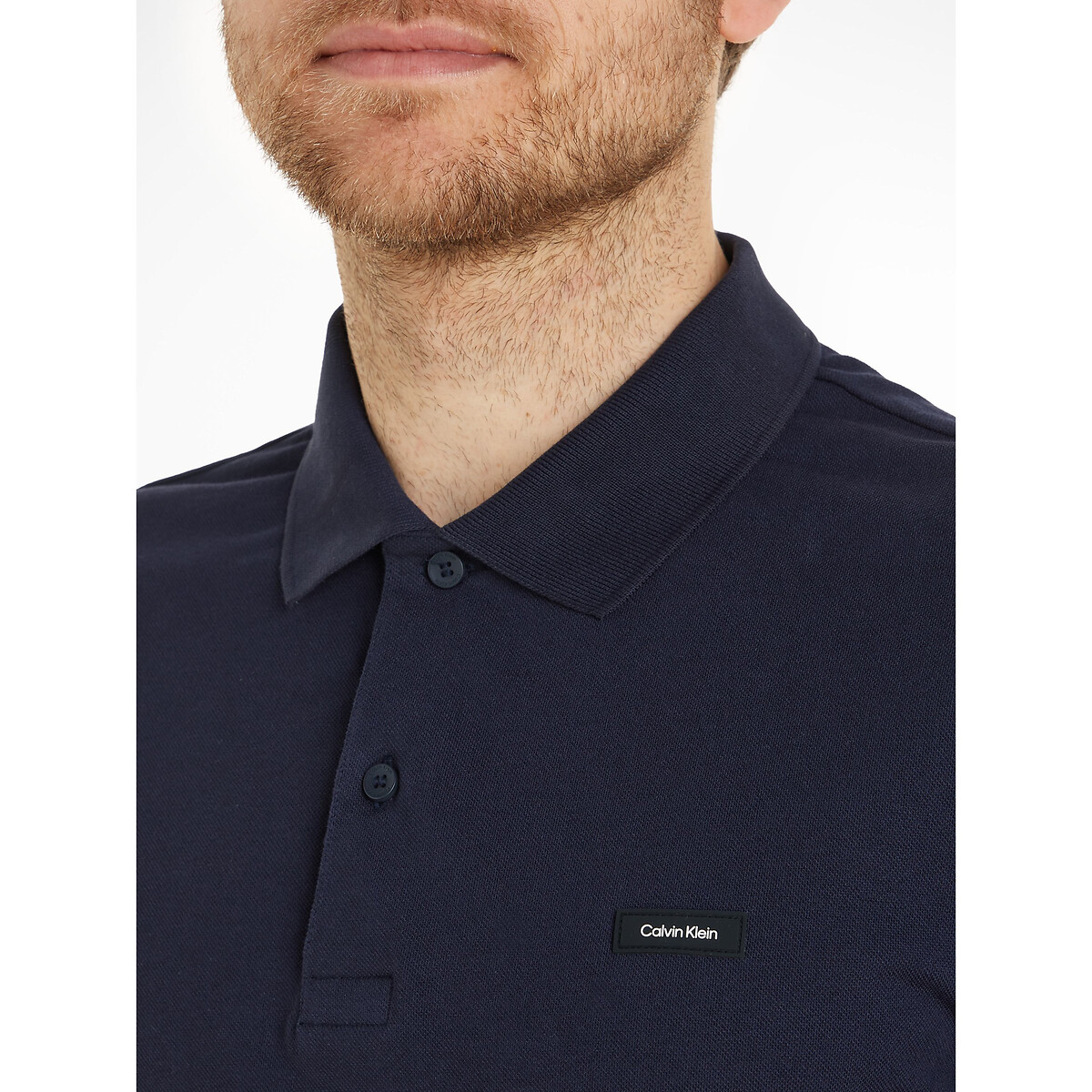 CALVIN KLEIN<br>Camisa polo slim piqué