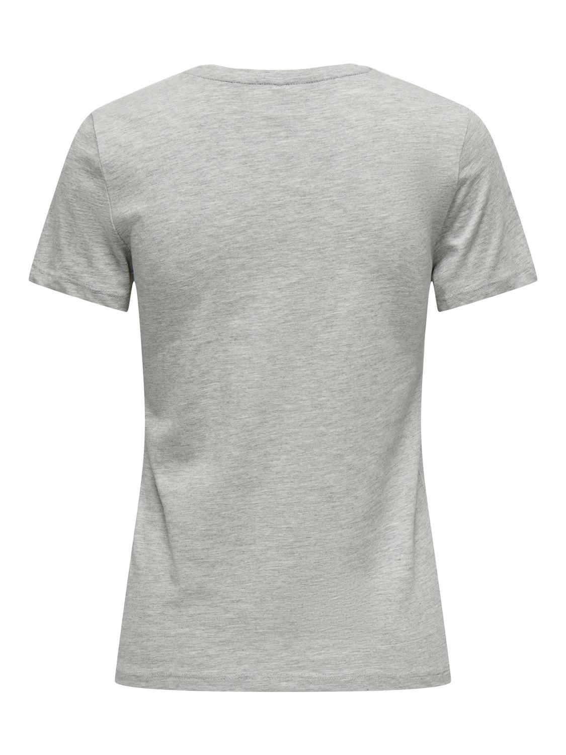 ONLYRSA T-shirt Light Grey Melange