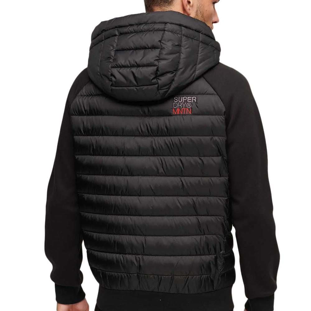 Superdry Doudoune Noire Homme Superdry Hooded Storm