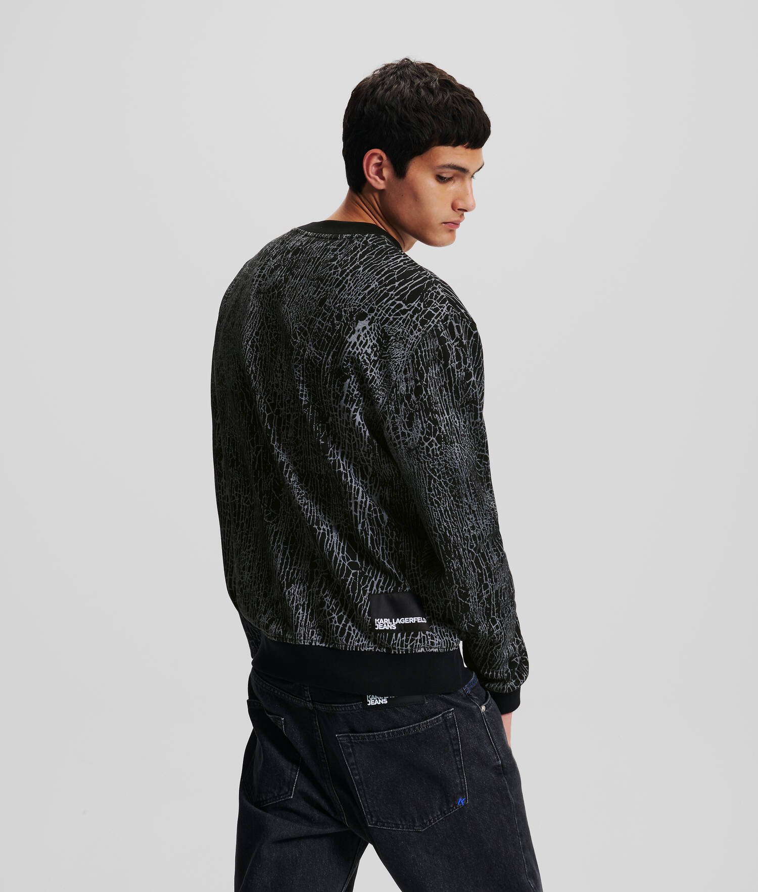 SWEAT-SHIRT EFFET CRAQUELÉ KLJ