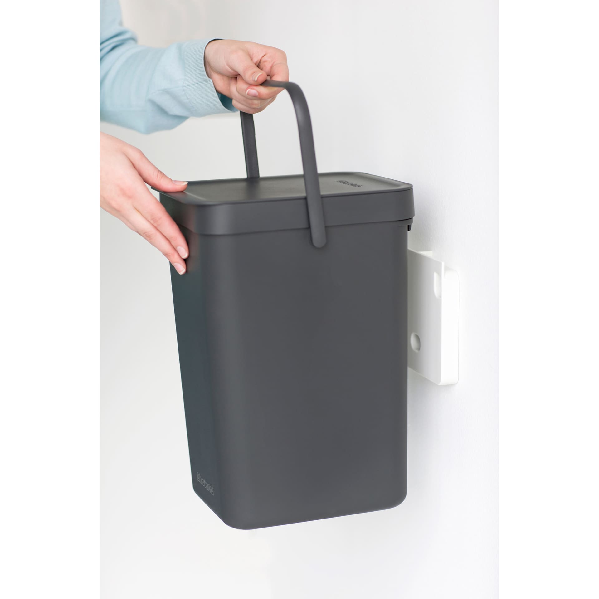 brabantia Abfalleimer SORT & GO 12 Liter Dark Grey