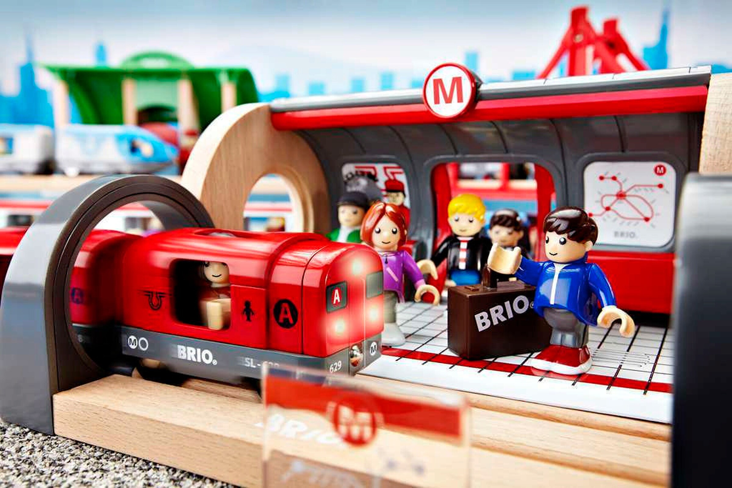 BRIO Metro Bahn Set