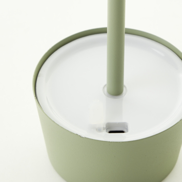 Brilliant USB oplaadbare tafellamp Jona 2W groen