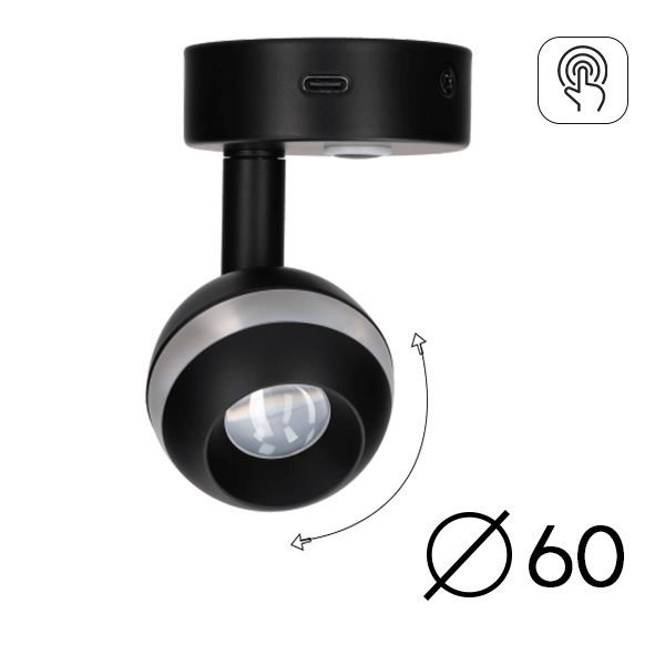 Spot LED Arsie avec USB-C