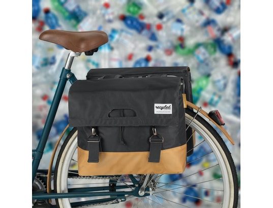 URBAN PROOF - Vélo avec assistance électrique Sacoches à vélo recyclé 40l gris jaune