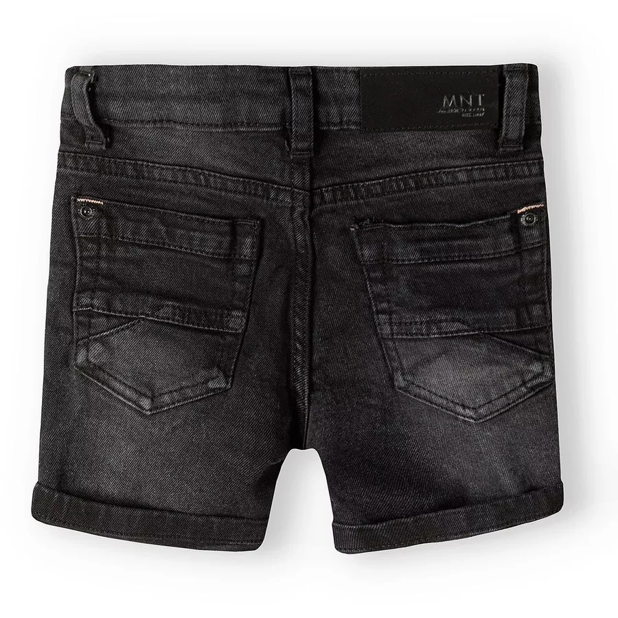 MINOTI Jeansshorts Schwarz denim