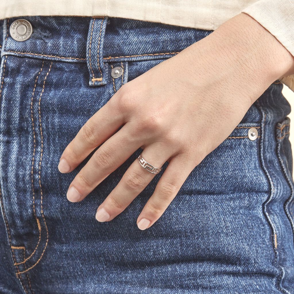 Bague Sidgy Argent Blanc