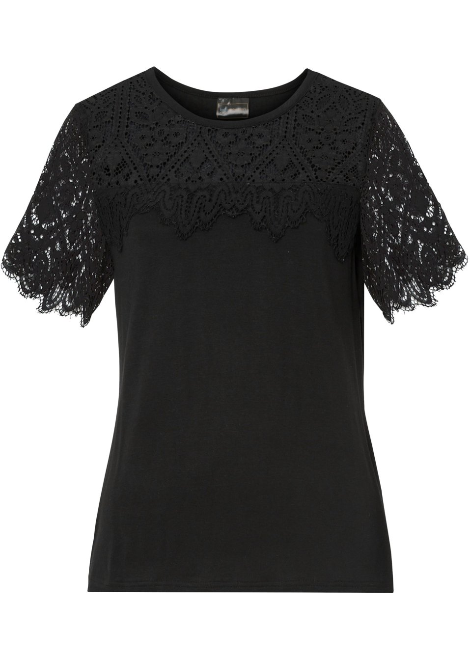 T-shirt à dentelle