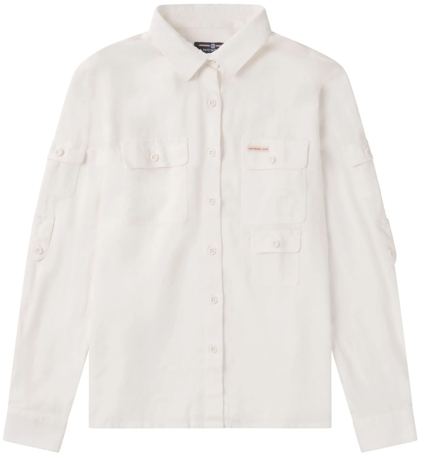 Traveller's Linen Shirt Dame 001/White