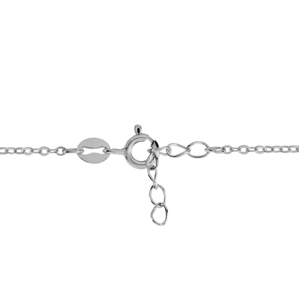 Bracelet Gwenaella Argent Blanc Oxyde De Zirconium