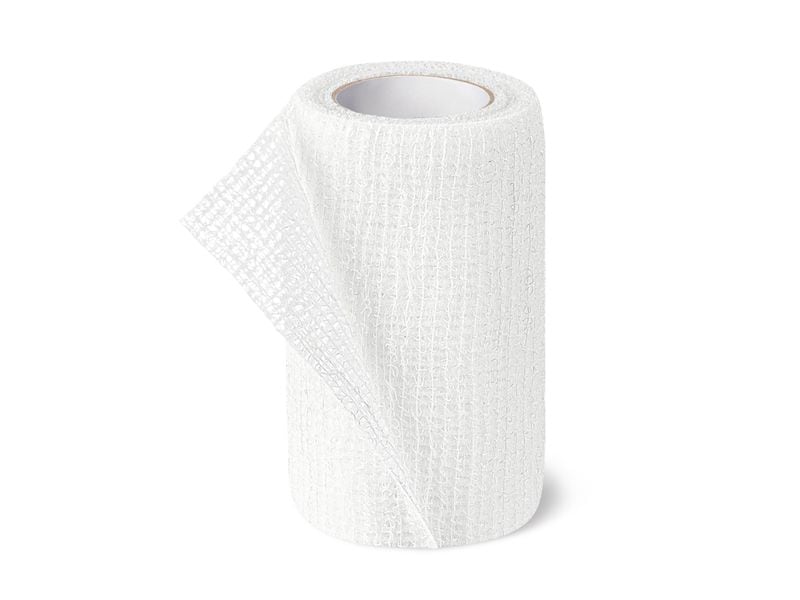 DermaPlast Gazebinde Cofix weiss 8 cm x 4 m Selbsthaftende Gazebinde