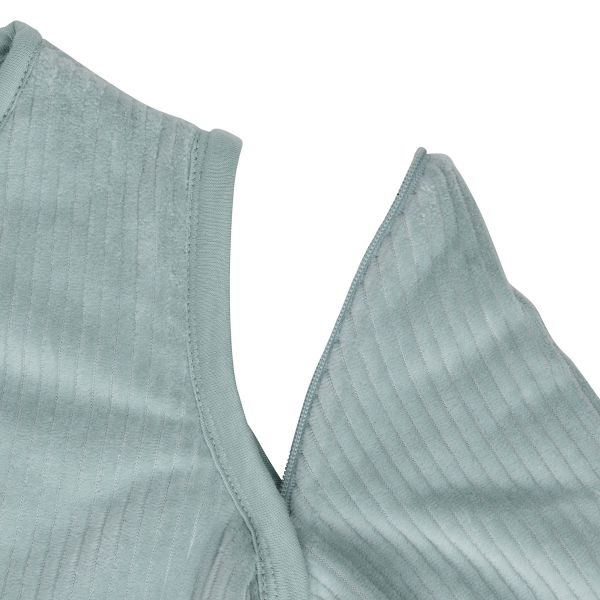 Jollein Slaapzak Winter Met Afritsbare Mouw Rond - 70 cm - Rib - Sea Green
