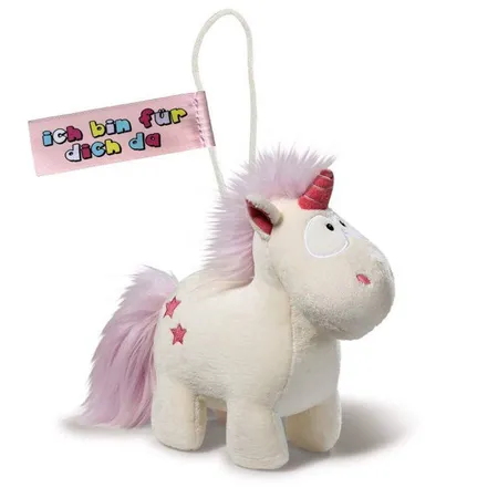 NICI Theodor & Friends Einhorn Theodor mit Schlaufe, 11 cm