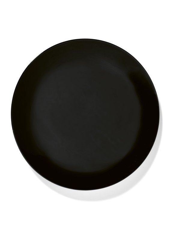 Serax Dé tableware by Ann Demeulemeester dinerbord Ø28 set van 2 White/Black 1